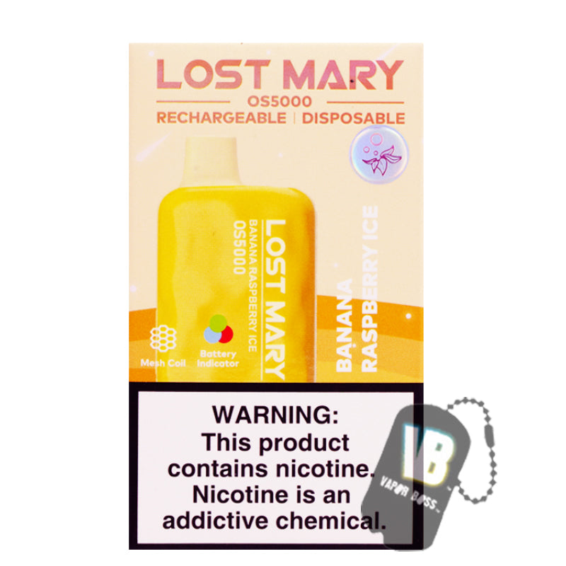 Lost Mary OS5000 Banana Raspberry Ice