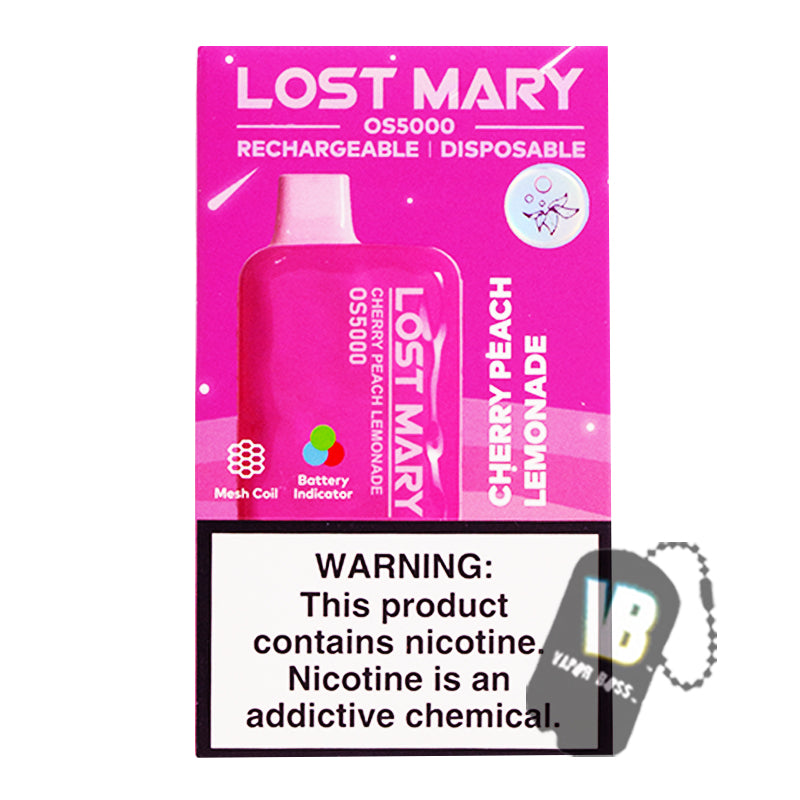 Lost Mary OS5000 Cherry Peach Lemonade