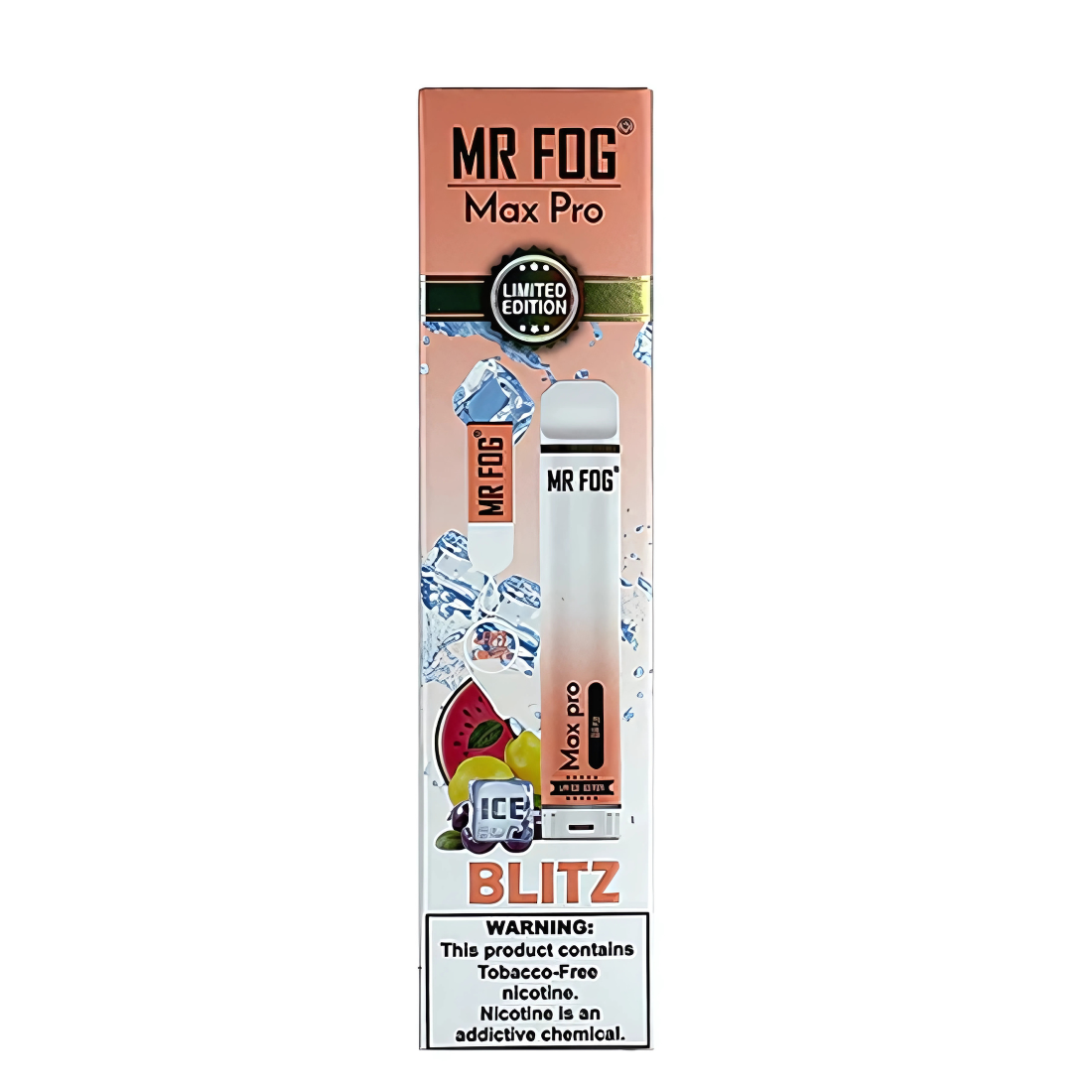 mr fog max pro charge Mr Fog Max Pro 2000 Puffs | 5% Nicotine
