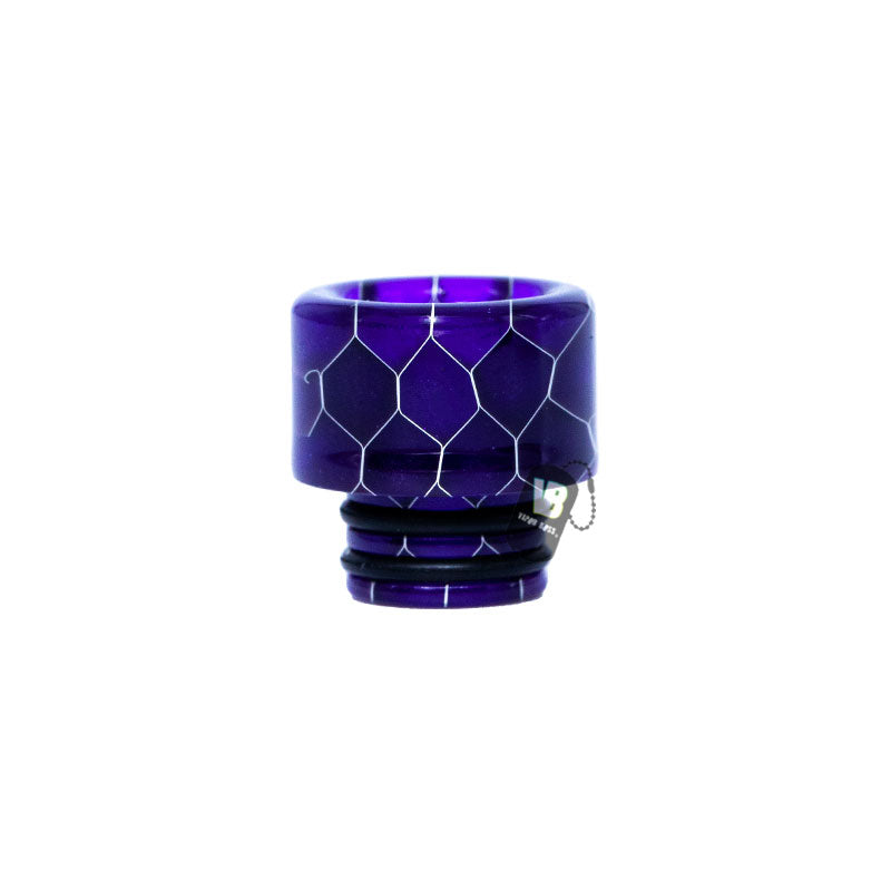 Serpents Belly 810 Drip Tip Clear Purple