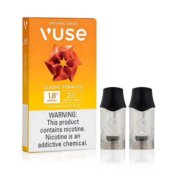 Vuse Pods 5% 4 Pack Buy Tobacco Pods By VUSE | Pack Of 2 Pre-Filled Australia Alto Classic Vuse Pods 5% 4 Pack Buy Tobacco Pods By VUSE | Pack Of 2 Pre-Filled Australia Alto Classic