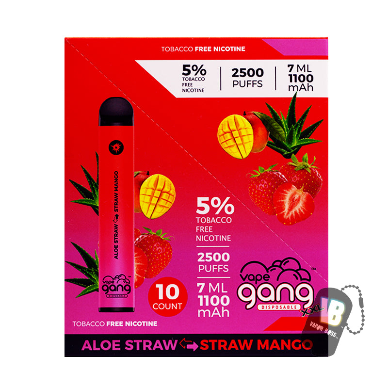 Vape Gang XXL Disposable Aloe Straw Straw Mango 1