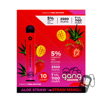 Thumbnail for Vape Gang XXL Disposable Aloe Straw Straw Mango 1