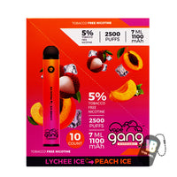 Thumbnail for Vape Gang XXL Disposable Lychee Ice Peach Ice 1