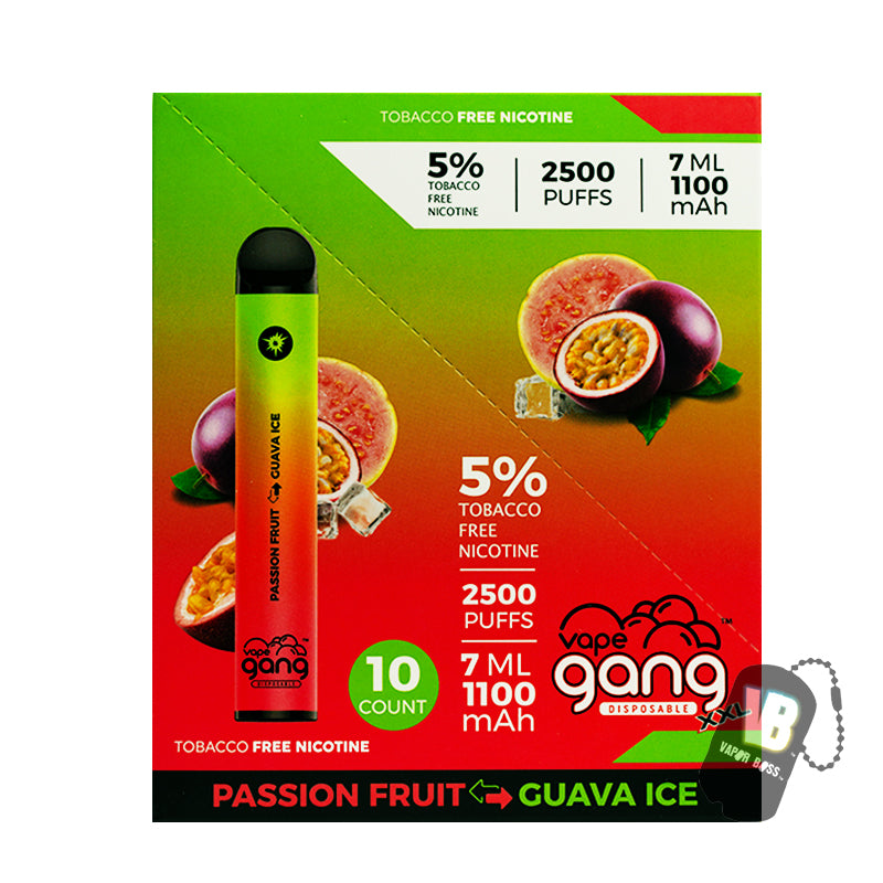 Vape Gang XXL Disposable Passion Fruit Guava Ice 1