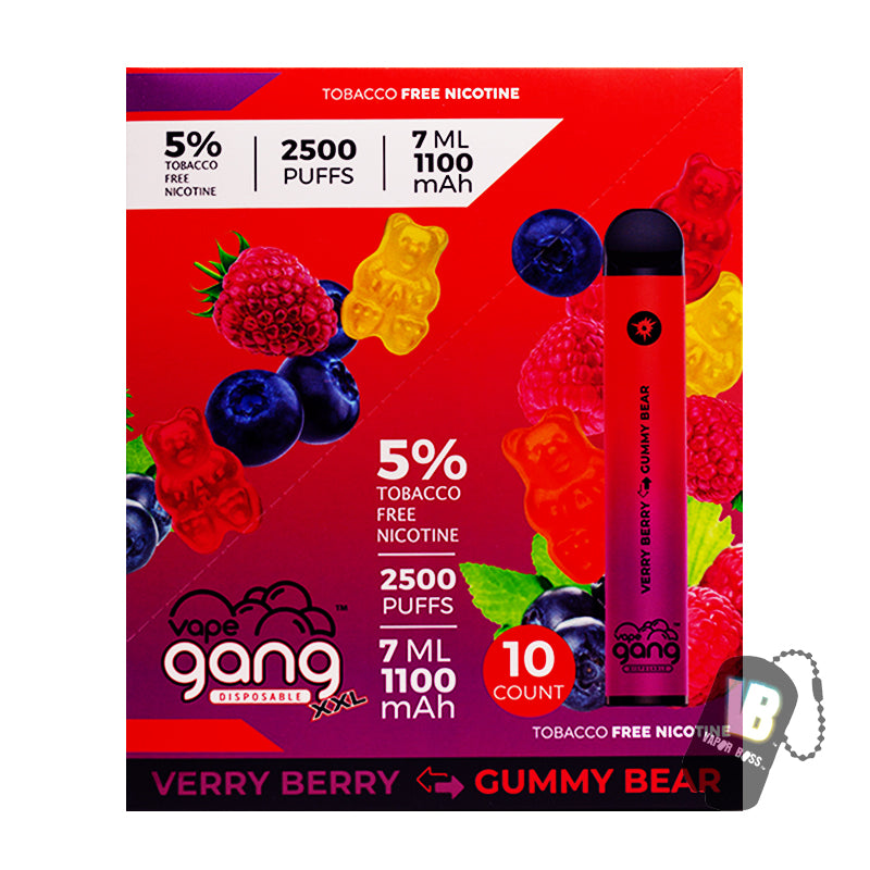 Vape Gang XXL Disposable Verry Berry Gummy Bear 1