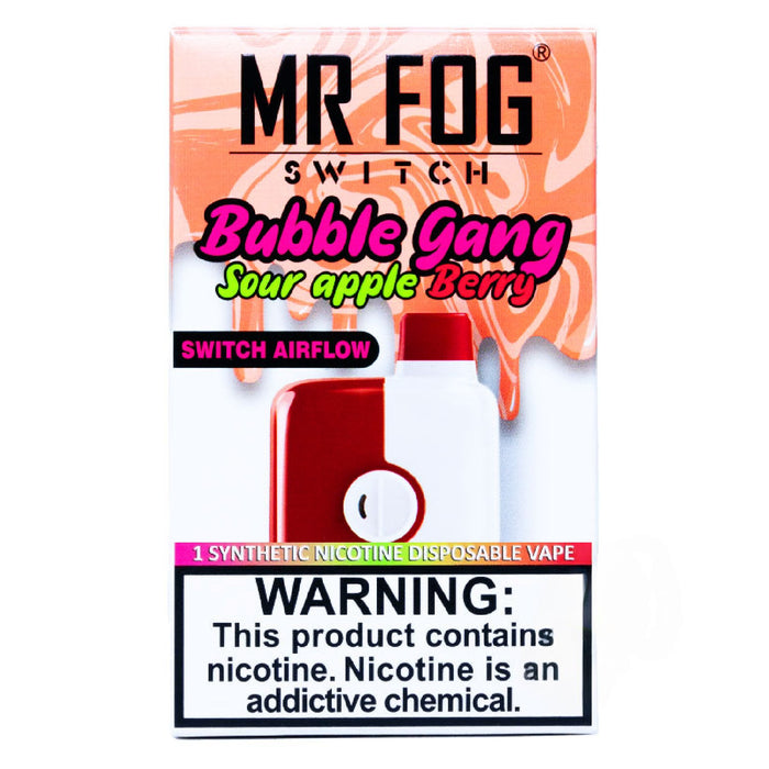 Mr Fog Switch Bubble Gang Sour Apple Berry