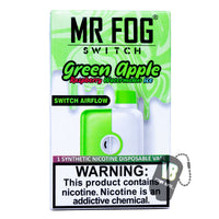 Thumbnail for Mr Fog Switch Green Apple Raspberry Watermelon Ice