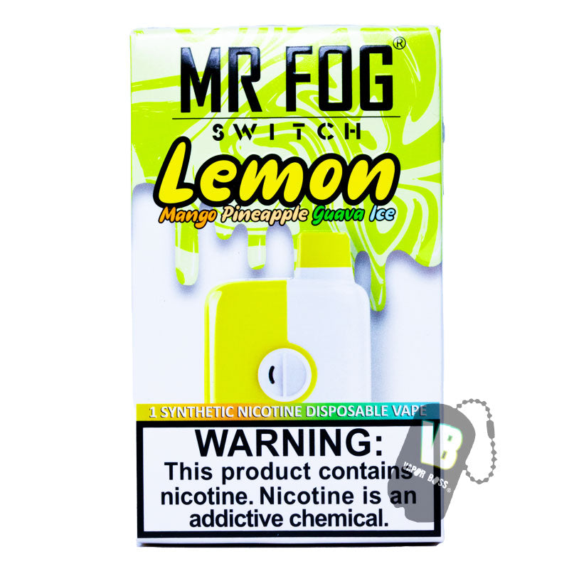Mr Fog Switch Lemon Mango Pineapple Guava Ice 