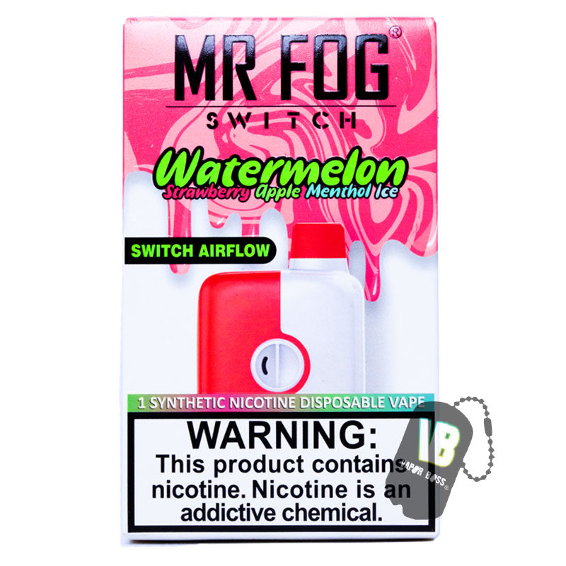Mr Fog Switch Watermelon Strawberry Apple Menthol Ice