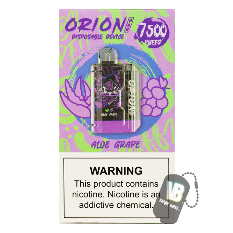 Orion Bar Aloe Grape 7500