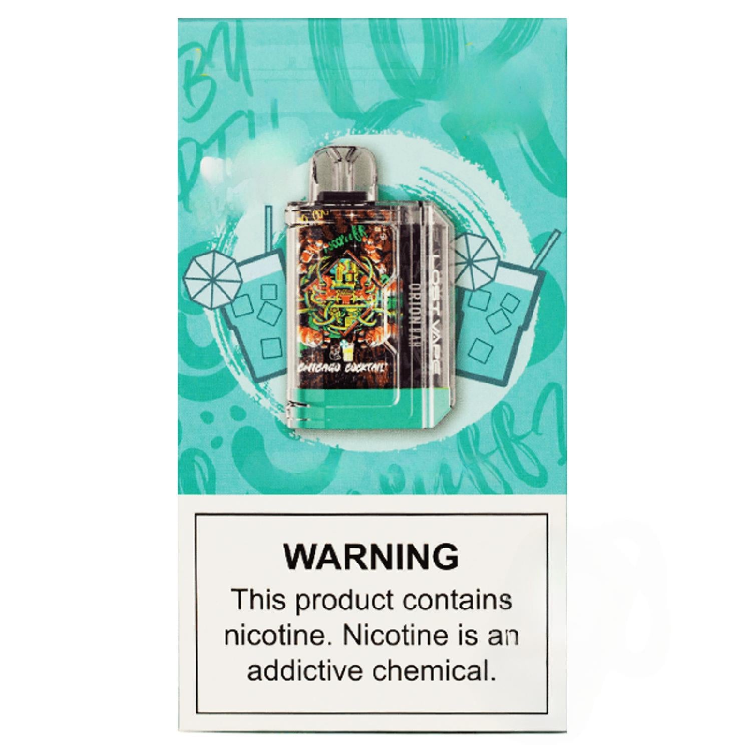 Lost Vape Orion Bar Disposable Vape (5%, 7500 Puffs) - Black Chicago Switch  On Bottom Australia