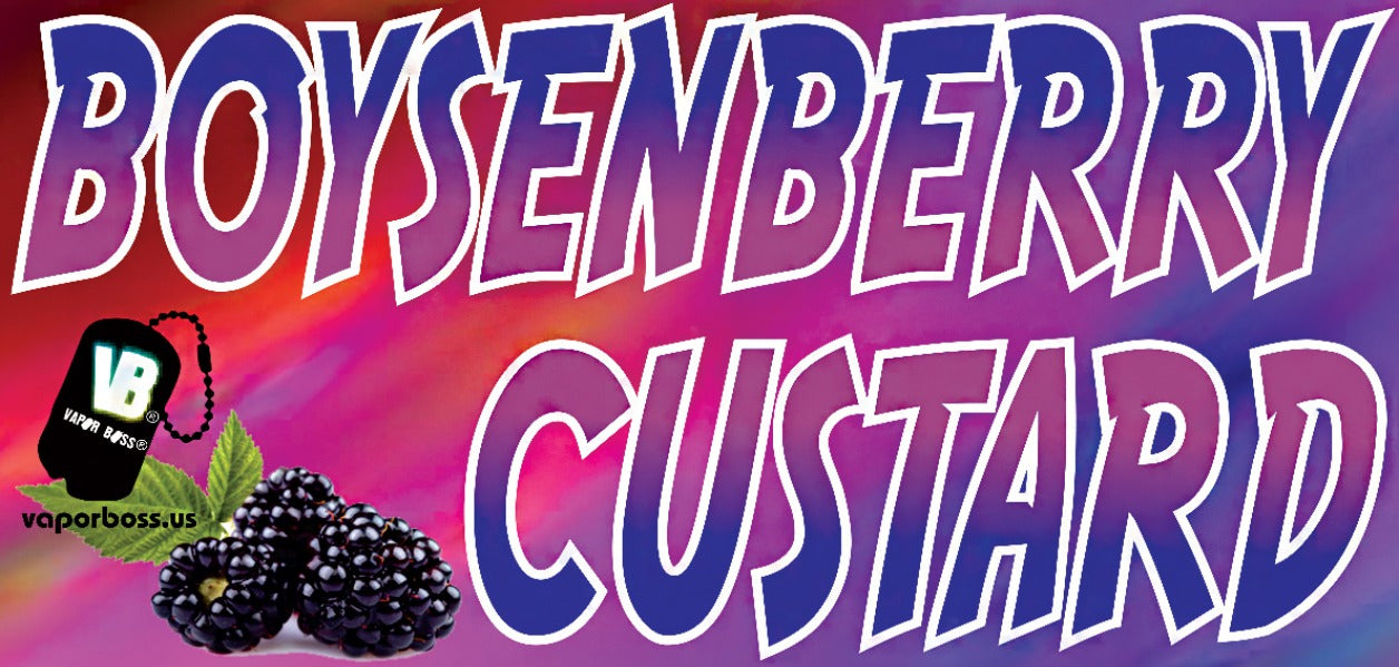 Boysenberry Custard