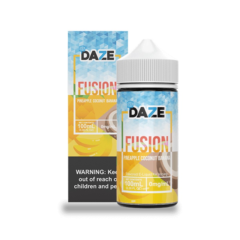 7Daze Fusion 100ML Pineapple Coconut Banana Iced