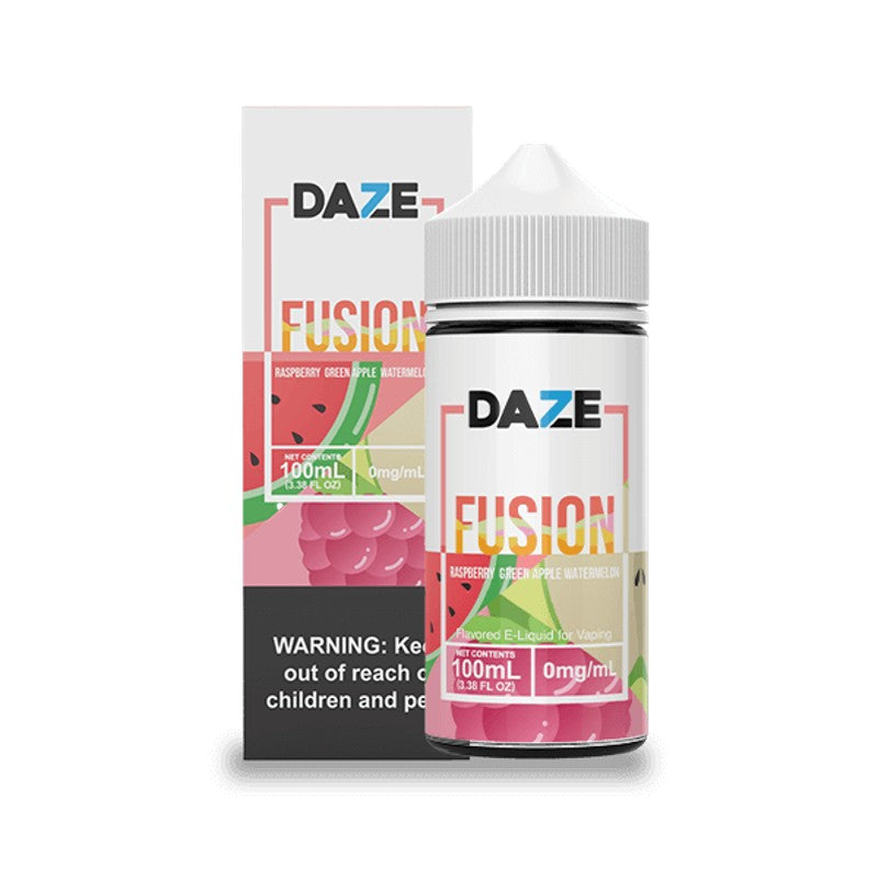 7Daze Fusion 100ML Raspberry Green Apple Watermelon