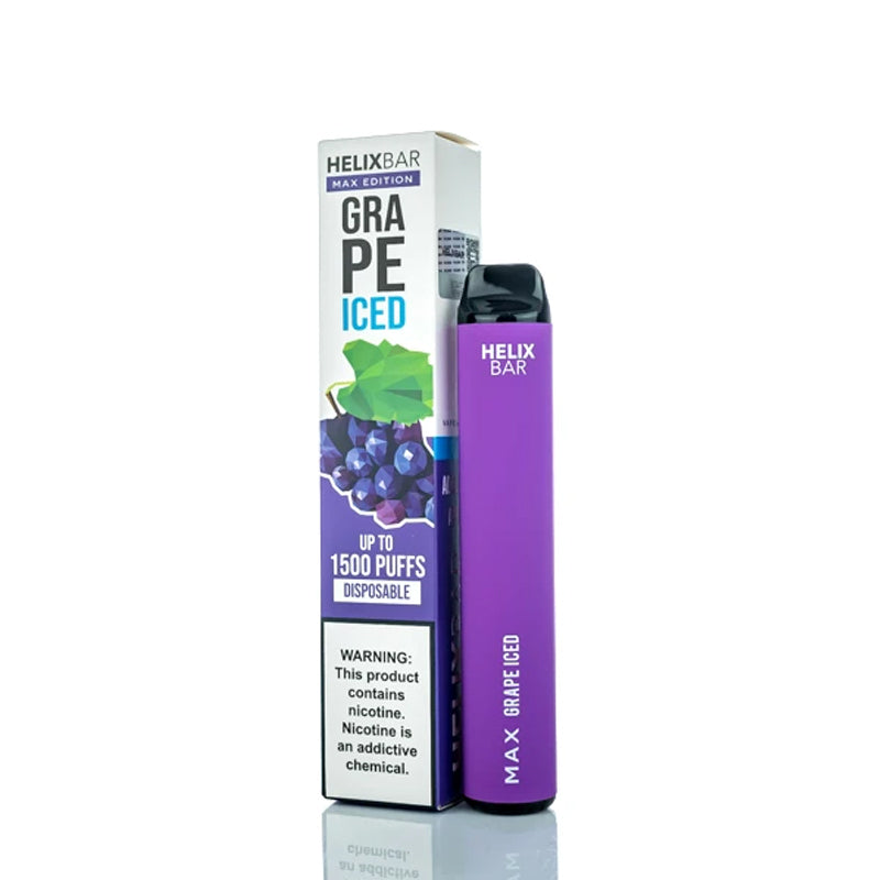 Helix Bar Max Disposable | 1500 Puffs | 5% Nicotine | $9.00 Helix Bar Max Disposable | 1500 Puffs | 5% Nicotine | $9.00