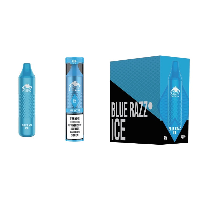 Puff xtr limited blue razz ice
