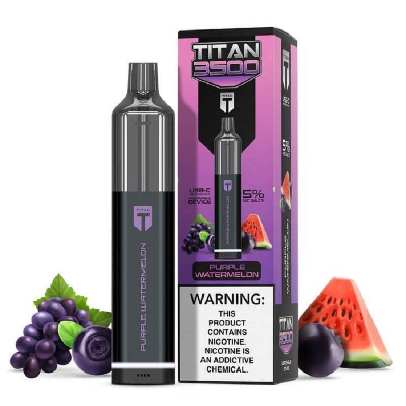 Titan 3500 Disposable Vape | 3500 Puffs | $9.50| 5% Nicotine Titan 3500 Disposable Vape | 3500 Puffs | $9.50| 5% Nicotine