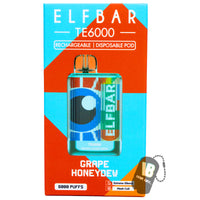 Thumbnail for Elf Bar TE6000 Grape Honeydew