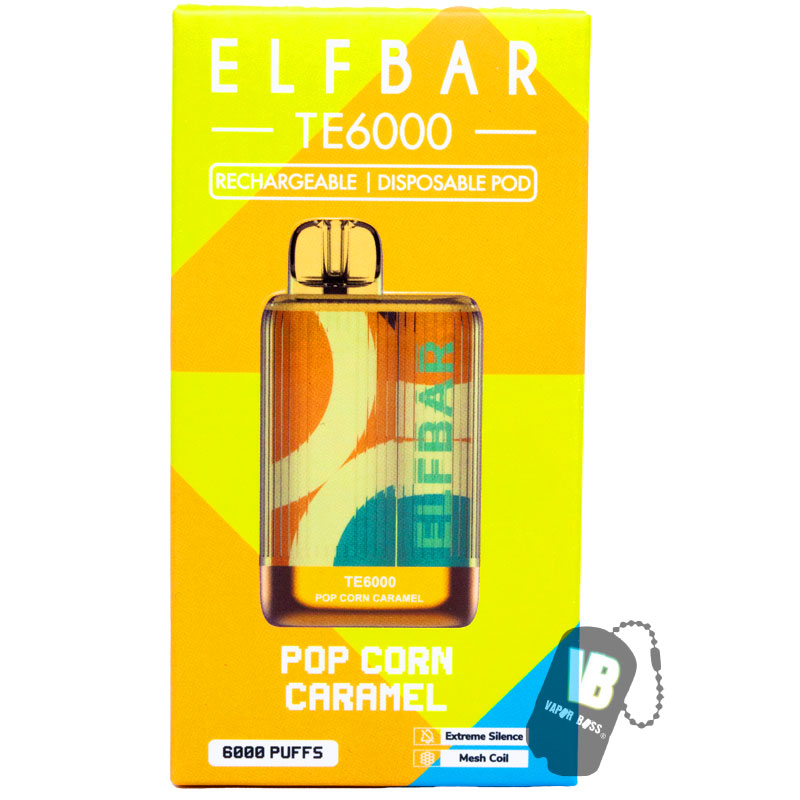 Elf Bar TE6000 Pop Corn Carmel
