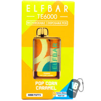 Thumbnail for Elf Bar TE6000 Pop Corn Carmel