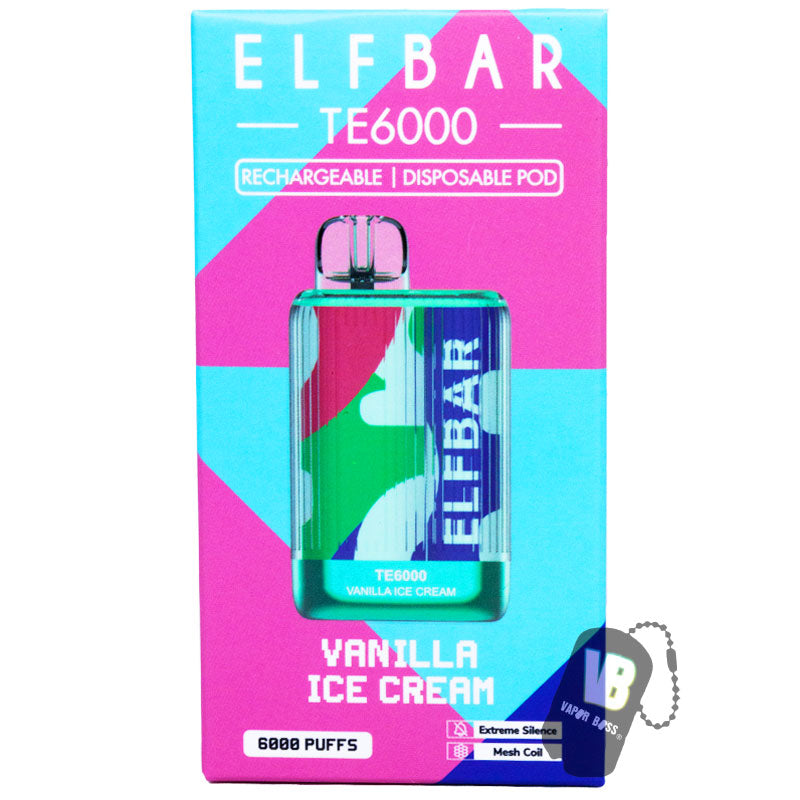 Elf Bar TE6000 Vanilla Ice Cream