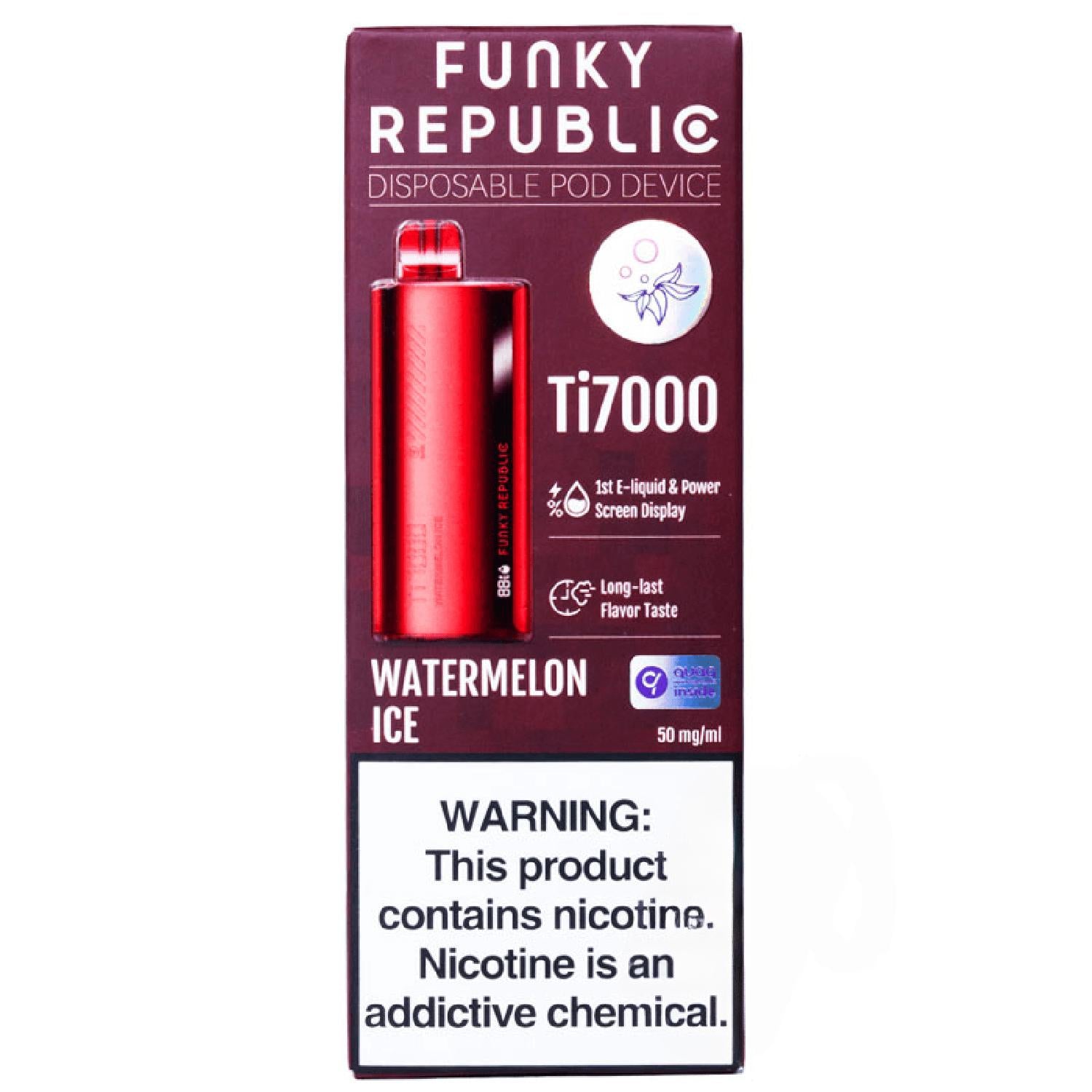 Funky Republic Ti7000 Vape Funky Lands Ti7000 Disposable Vape | 7000 Puffs | Element Ti7000 Vape Flavors Funky Republic Ti7000 Vape Funky Lands Ti7000 Disposable Vape | 7000 Puffs | Element Ti7000 Vape Flavors