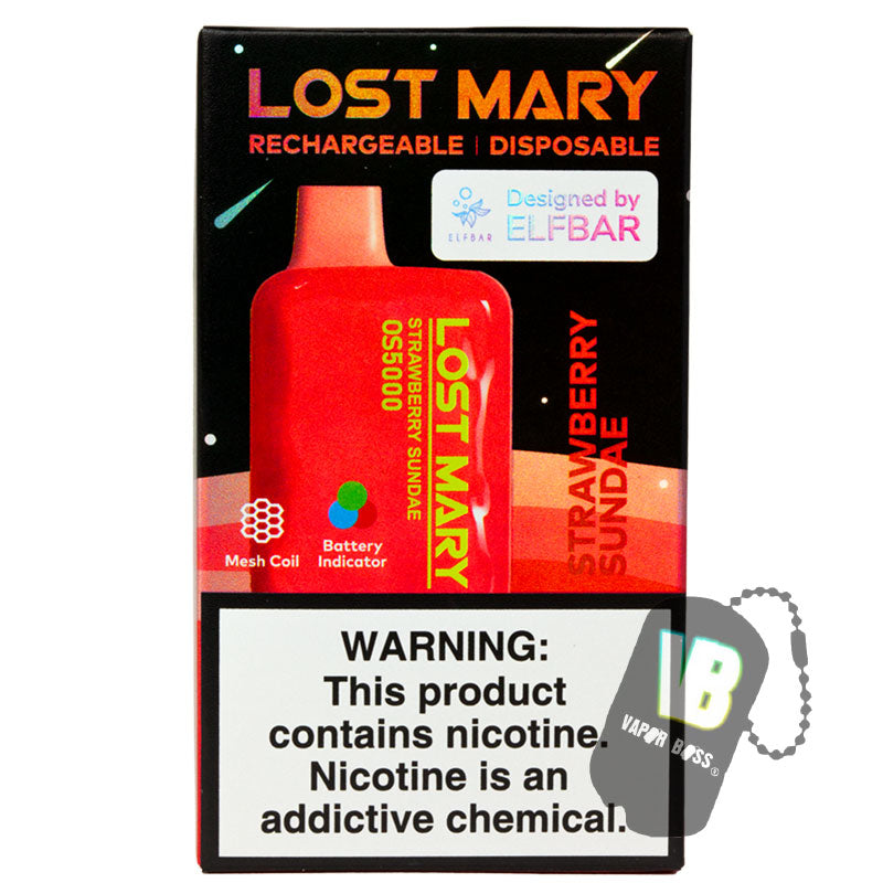 Lost Mary Strawberry Sundae