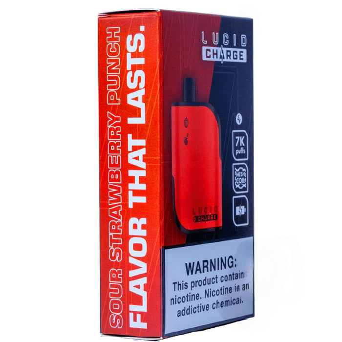 Lucid Charge Sour Strawberry Punch