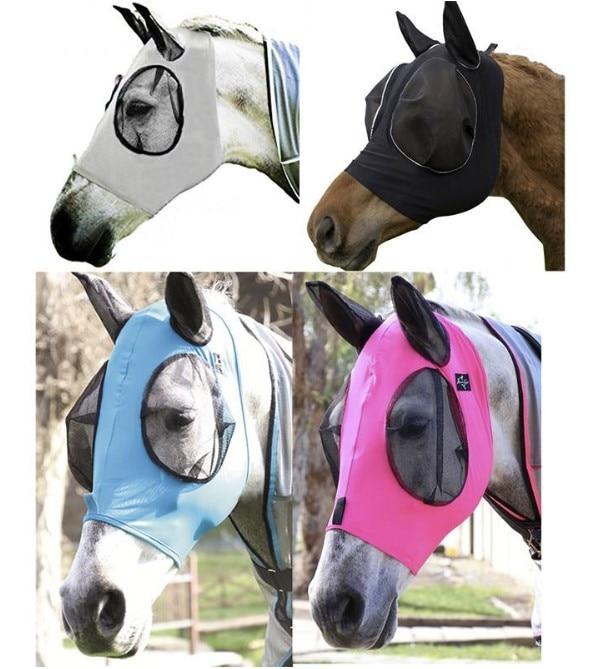 Nobel Steed Black Horse Fly Mask With Ear