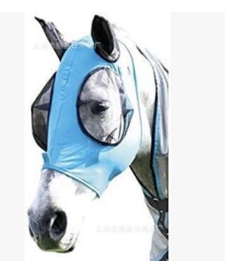 Nobel Steed Grey Horse fly mask