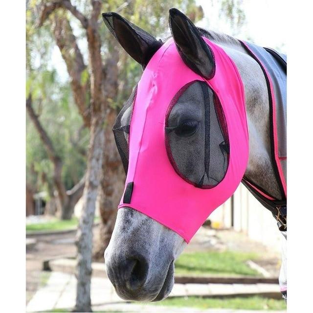 Nobel Steed Pink Horse fly mask With Ear