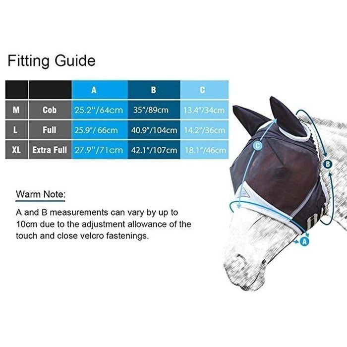 Nobel Steed Elastic Fly Mask