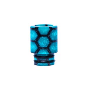 510 Snakeskin Resin Drip Tip Blue Black