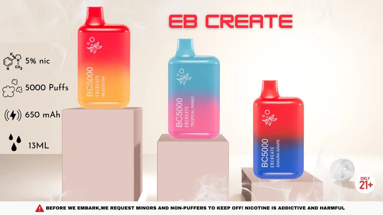 A Quick Guide With Specifications of EB Create BC5000 Vape
