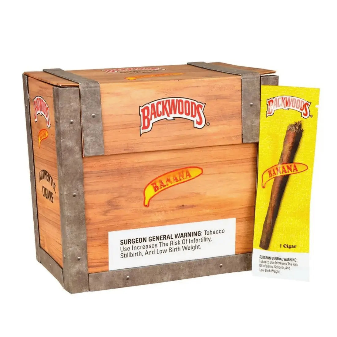 Backwoods Banana Cigars 40 Count Box