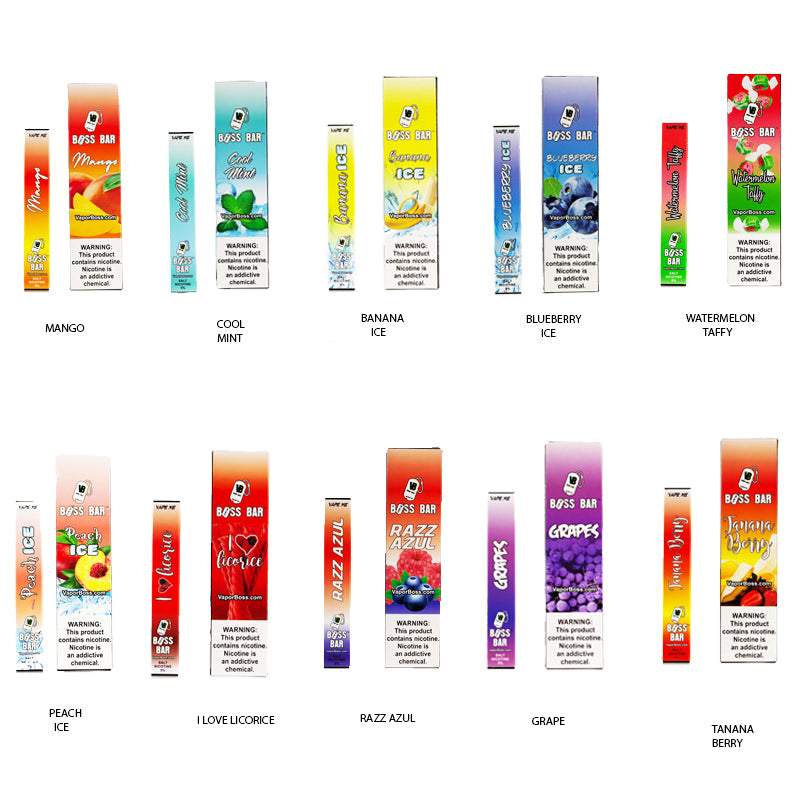 Boss Bar Disposable Vape | $$7.75