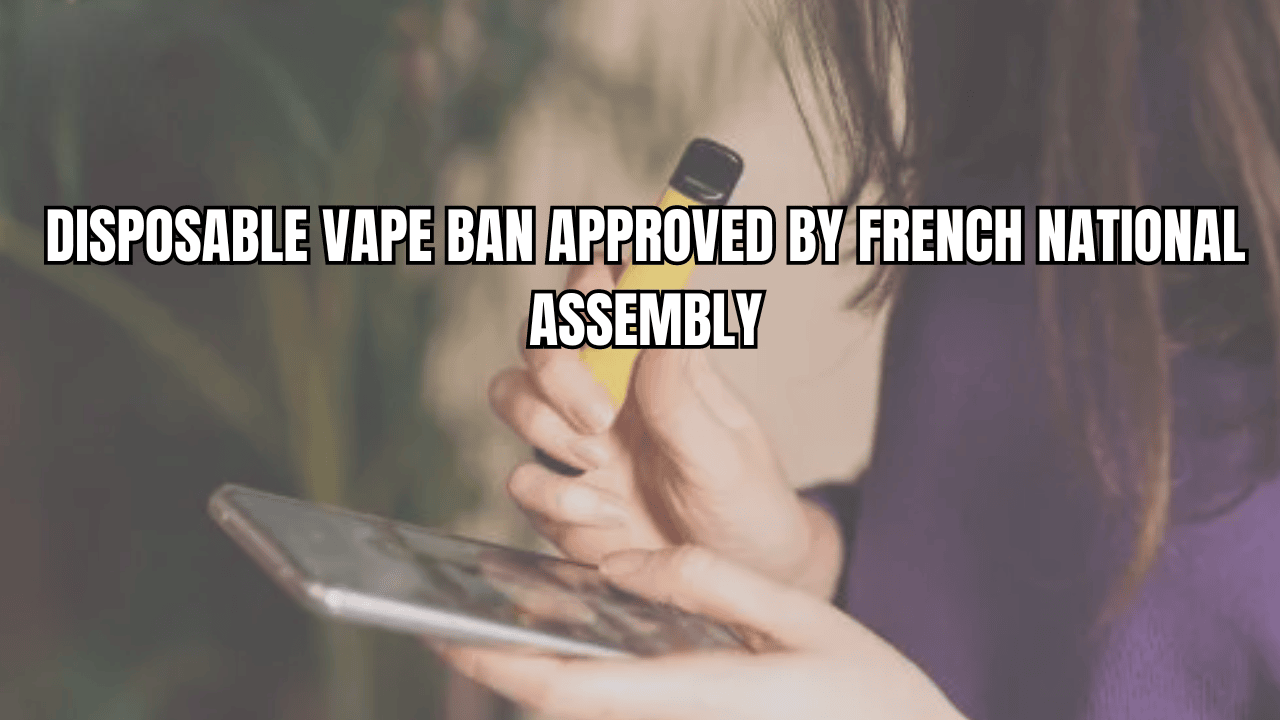 Disposable Vape Ban Approved by French National Assembly