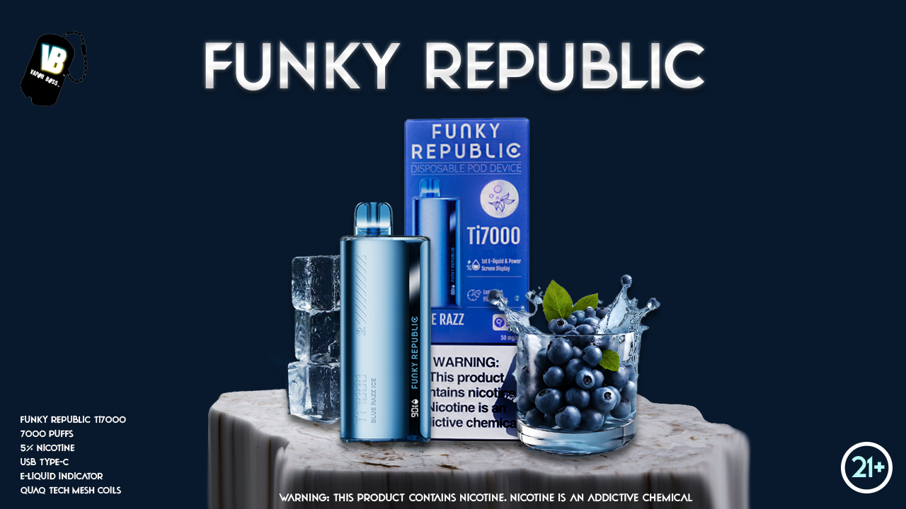 Funky Republic Ti7000 Disposable