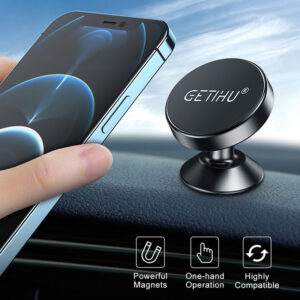 GETIHU Magnetic Car Phone Holder Magnet Mount Mobile Cell Phone Stand Telefon GPS Support For iPhone 13 12 Xiaomi Huawei Samsung