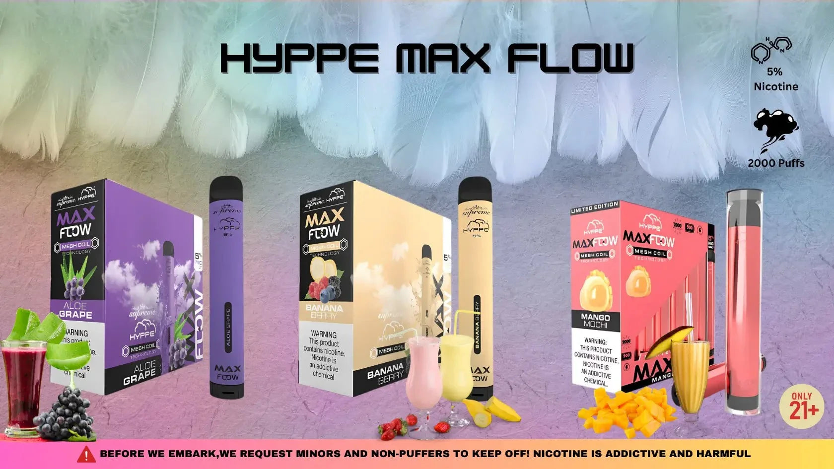 Top 5 Hyppe Max Flow Flavors