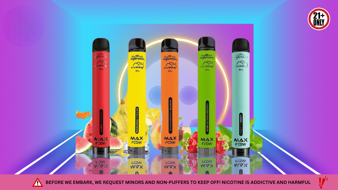 Hyppe Max Flow Flavors