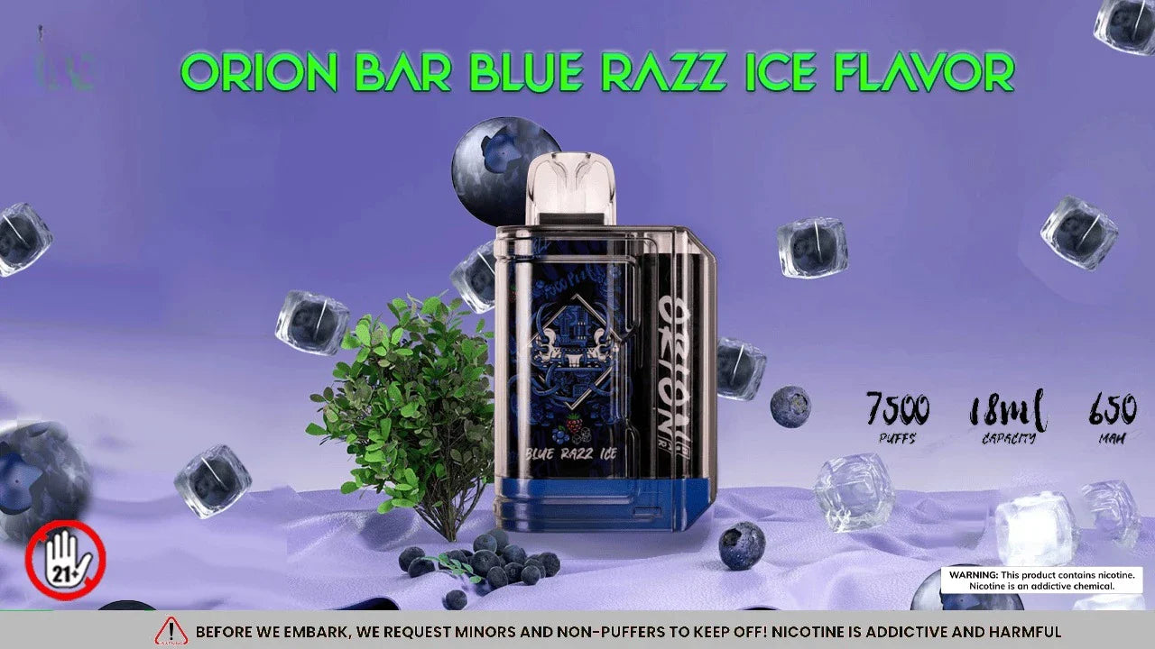 Orion Bar Blue Razz Ice