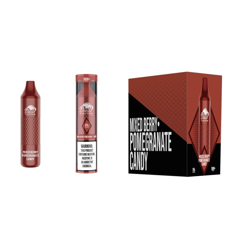 Puff xtr limited mixed berry pomegranate candy