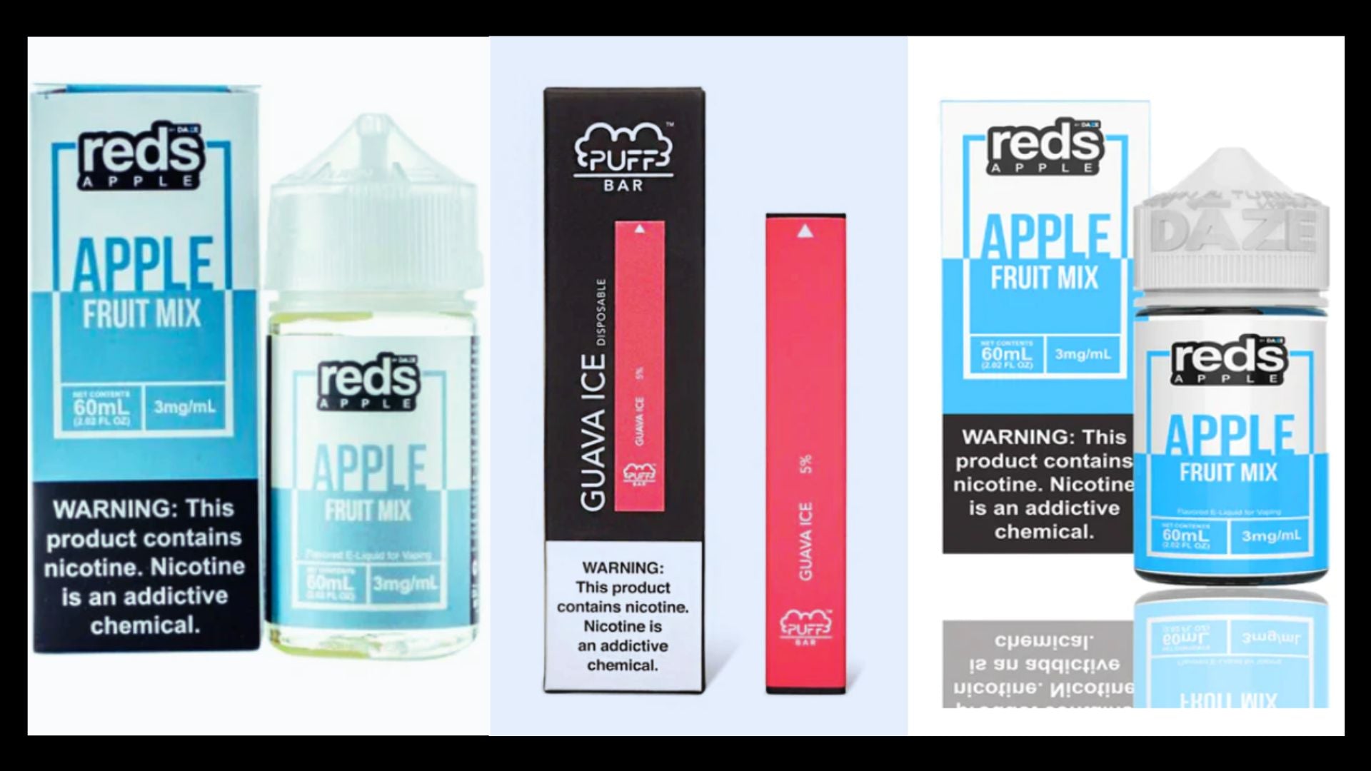 Reds Apple Fruit Mix & Puff Bar