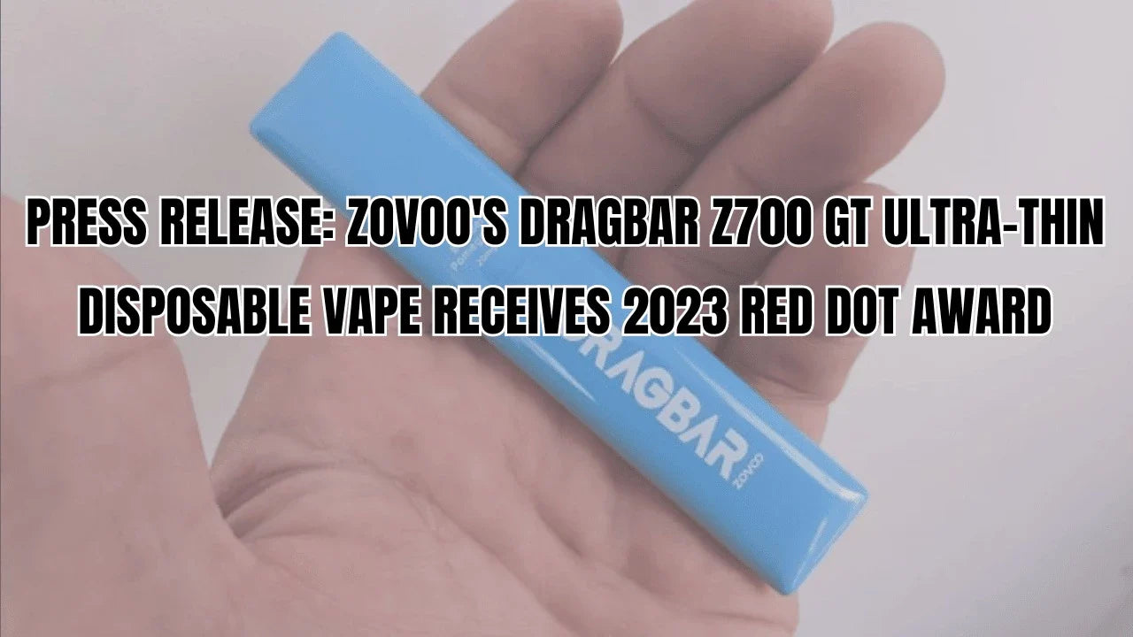 ZOVOO's DRAGBAR Z700 GT Ultra-Thin Disposable Vape