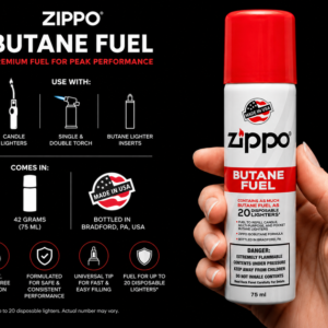 Zippo Butane Fuel Refill — 2.5 oz -- Twelve Tribes