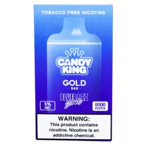 Candy King Gold Bar Blue Razz Straws