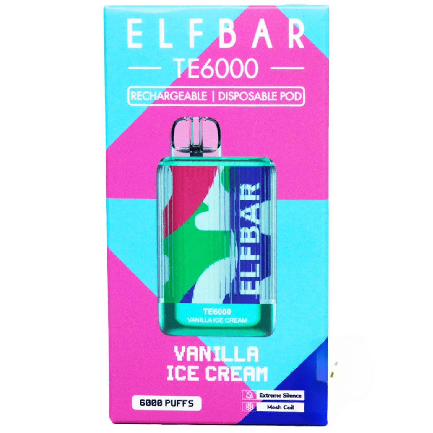 Elf Bar TE6000 Vanilla Ice Cream