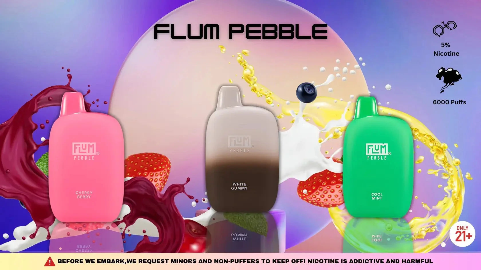 Flum Pebble Disposable